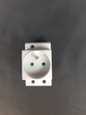 PRISE DE COURANT MODULAIRE 2P+ T 10 - 16A