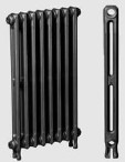 RADIATEUR FONTE 2 COLONNES (Noir, Gris, 450 W)